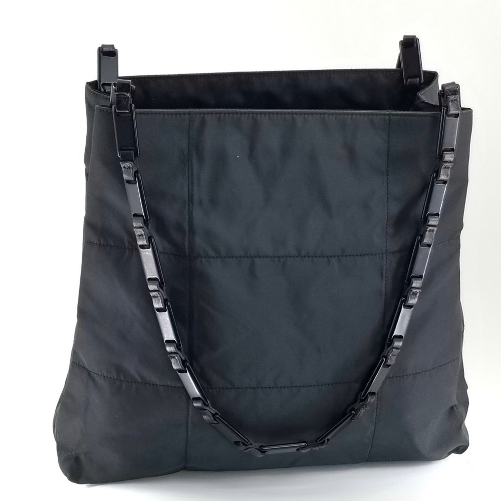 Prada Black Tessuto Quilted Shoulder Bag